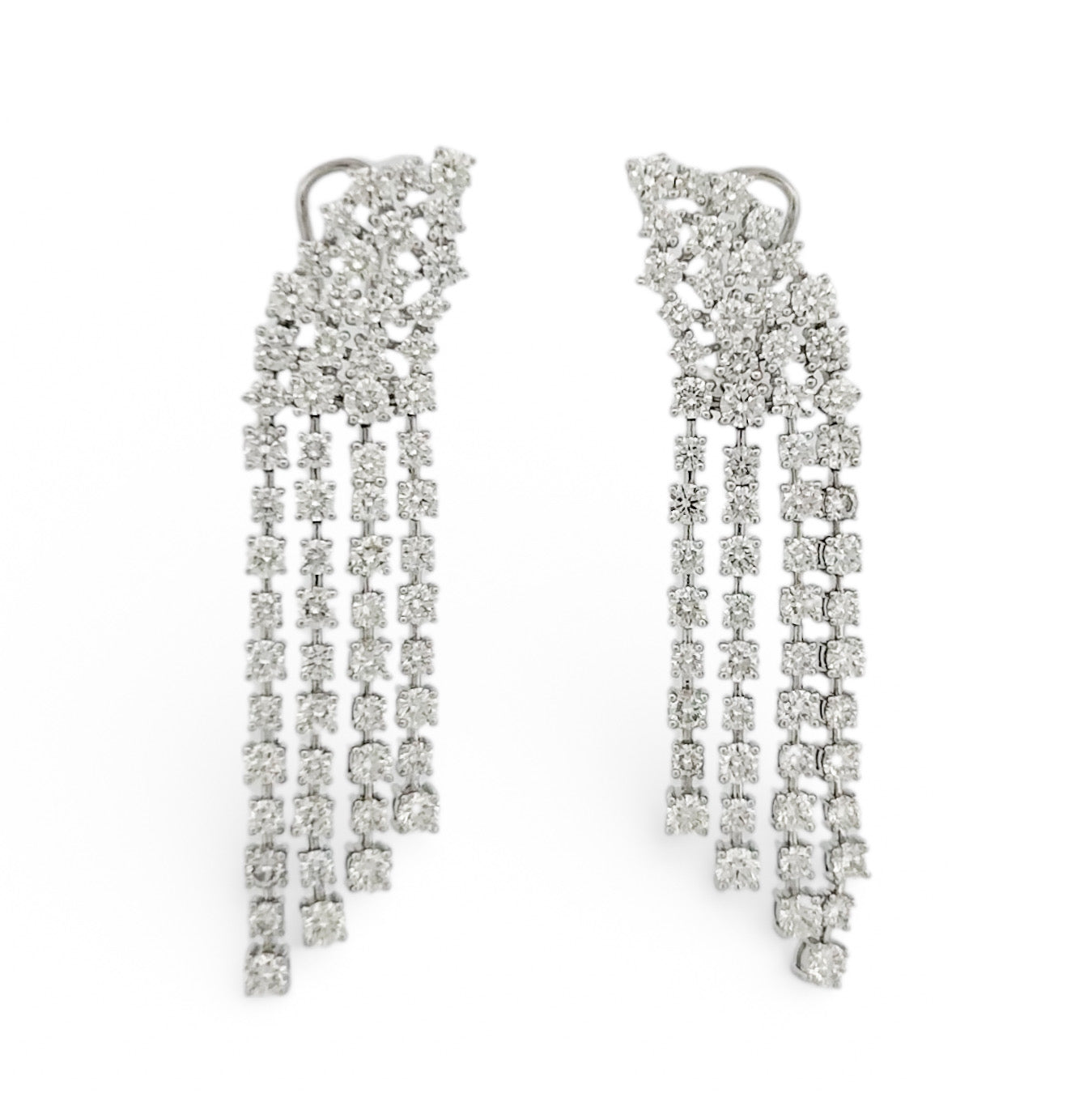 Diamond Waterfall Earrings