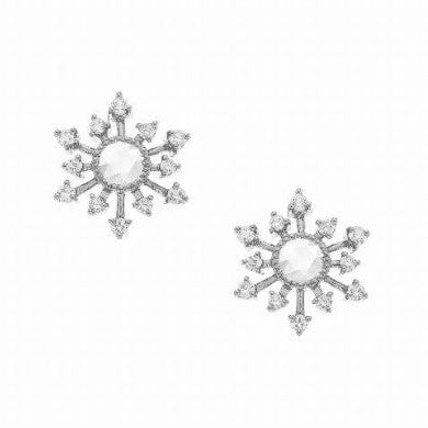 Snowflake Stud Earrings