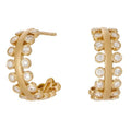 Modern Diamond Hoops