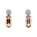 Morganite Drop Earrings