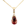 Pear Tourmaline Necklace