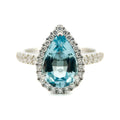 Pear Aqua Ring