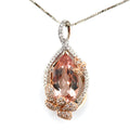 Pear Morganite Necklace