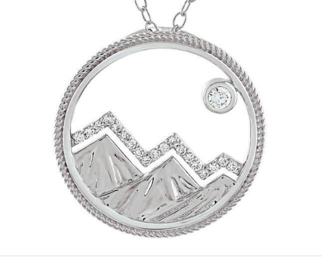 Mountain Circle Pendant