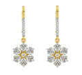 Snowflake Drop Earrings