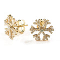 Snowflake Stud Earrings