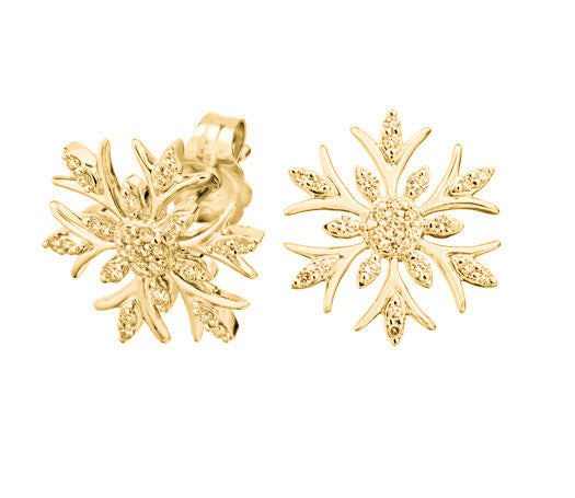 Snowflake Stud Earrings