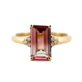 Emerald Pink Tourmaline Ring