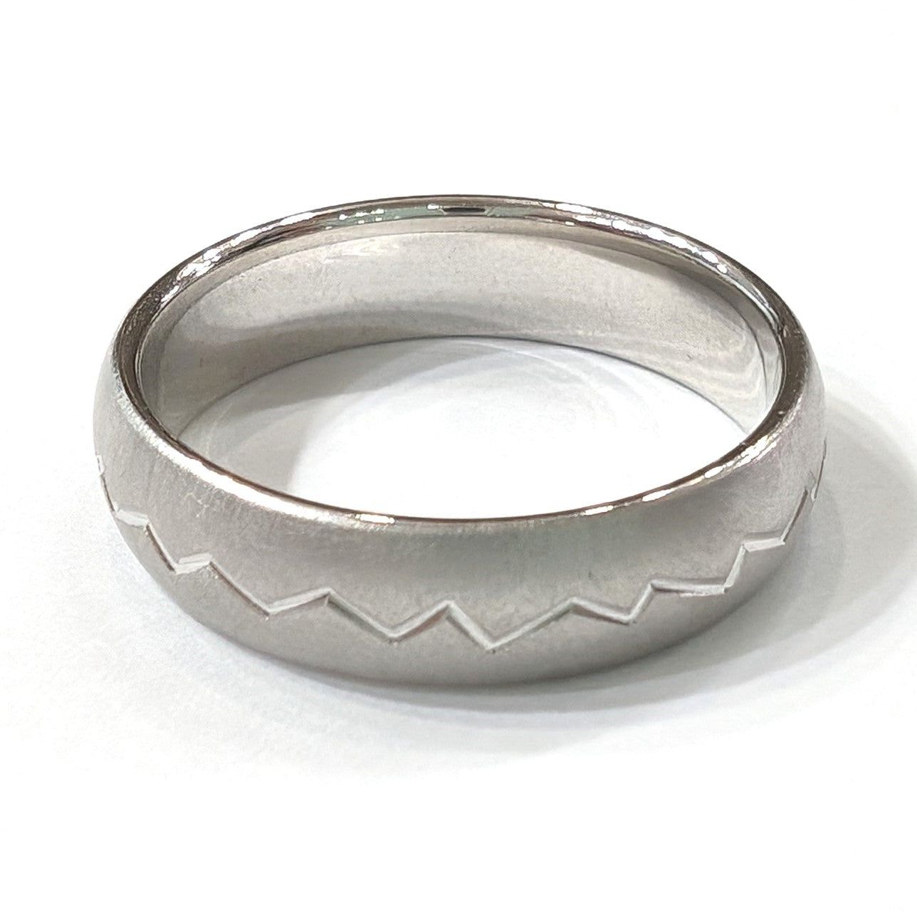 Mountain Engraved Ring