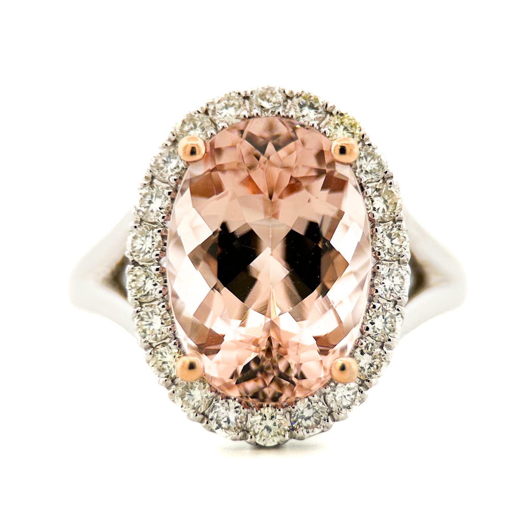 Oval Morganite Ring