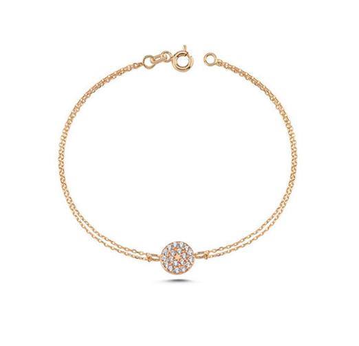 Pave Circle Bracelet