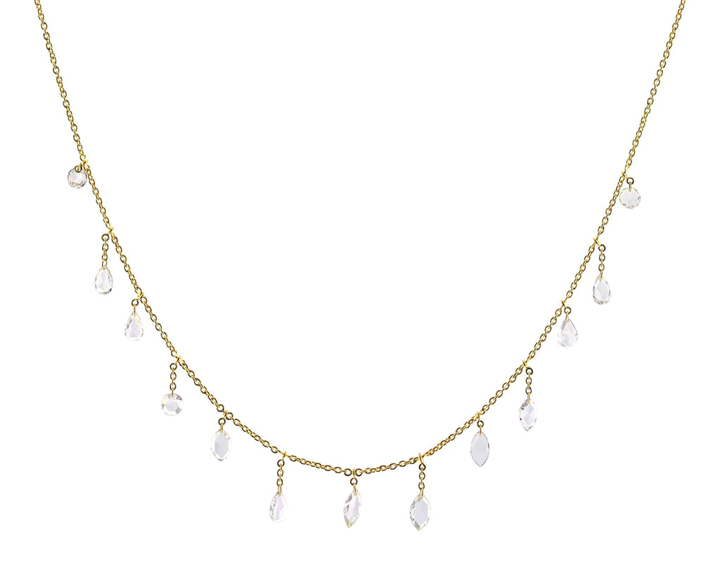 Rose Cut Diamond Necklace