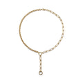 Half &amp; Half Rolo X Paperclip Necklace