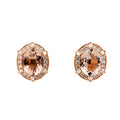 Oval Morganite Earrings