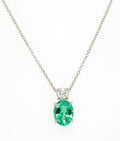Oval Paraiba Necklace
