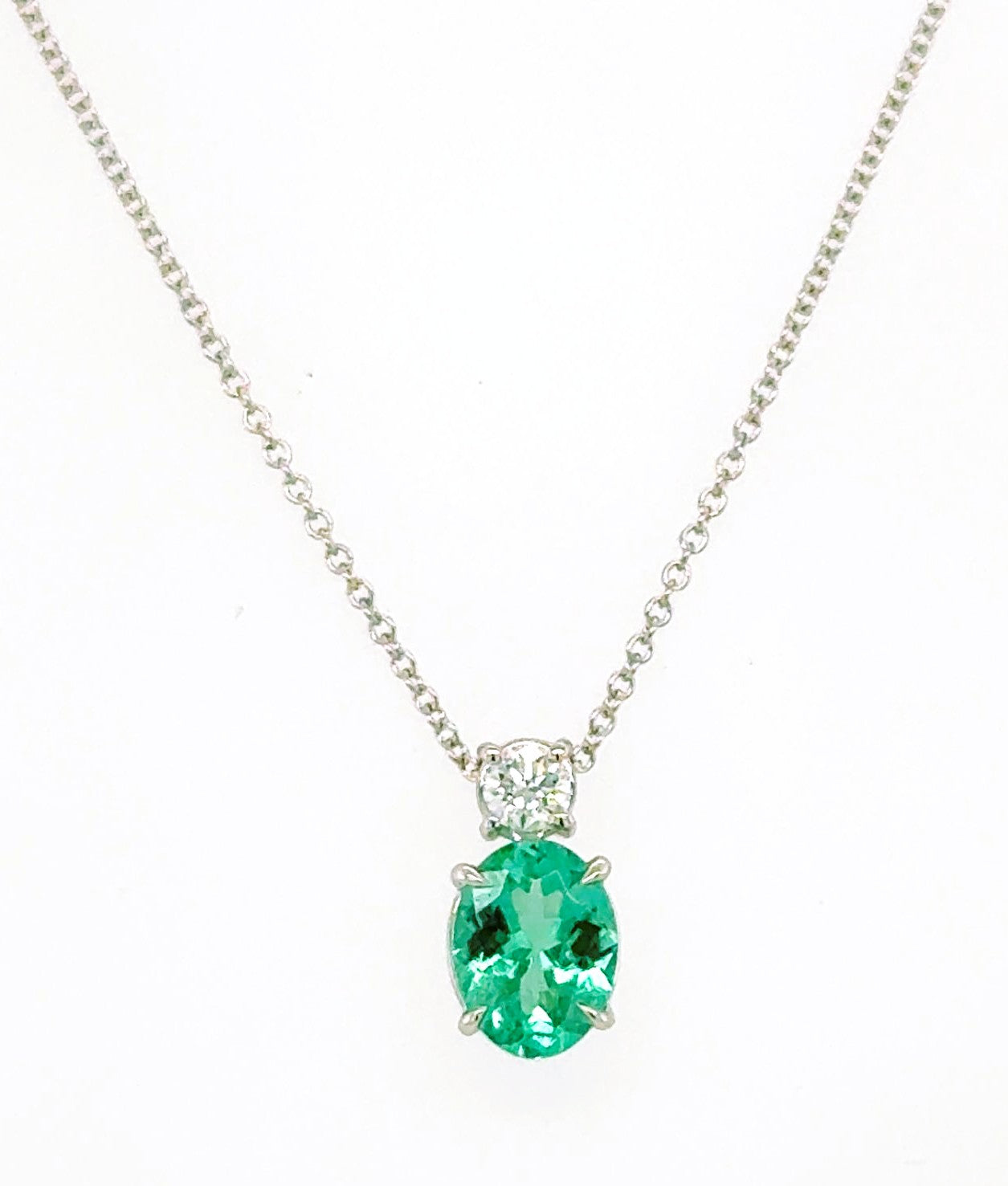 Oval Paraiba Necklace