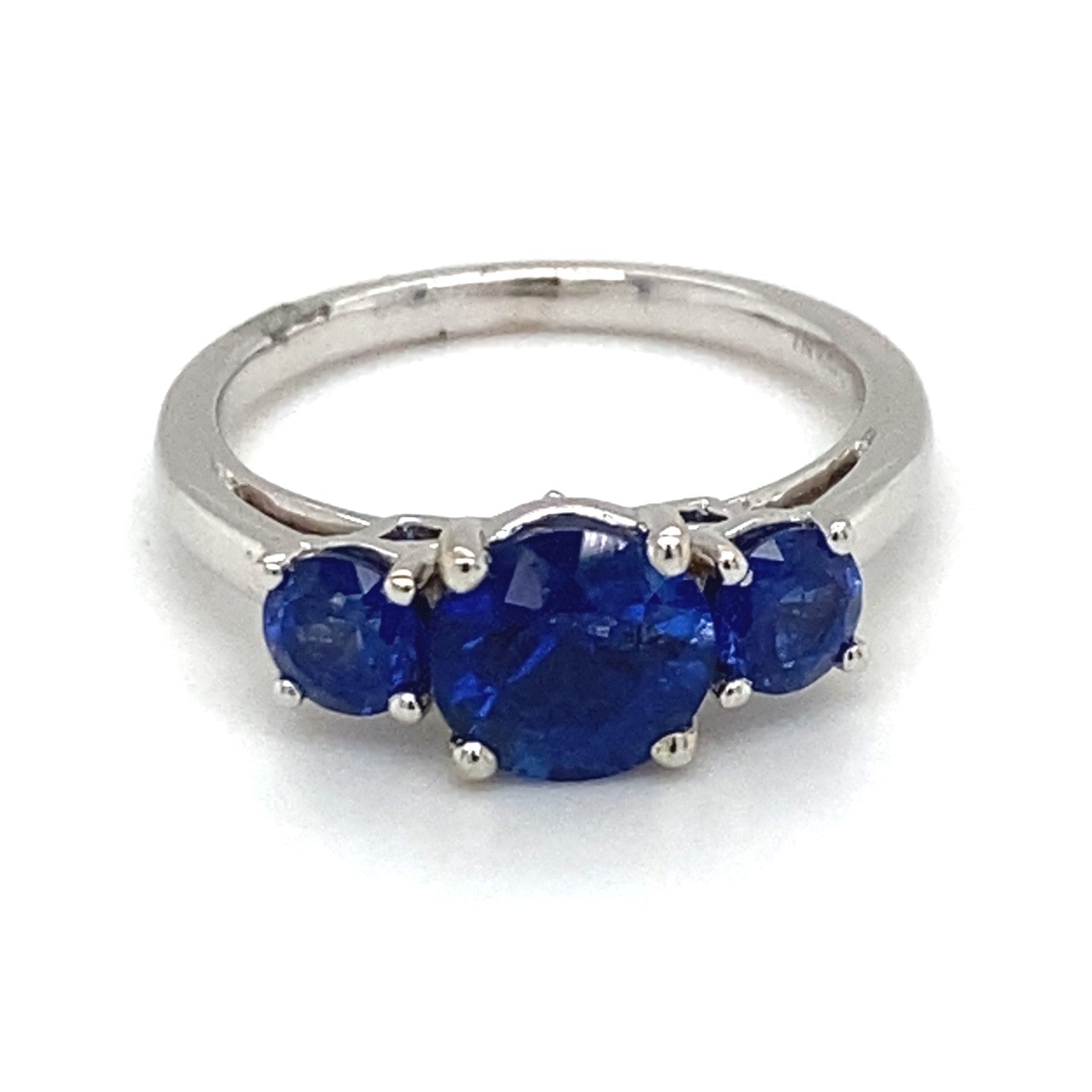 Round Ceylon Sapphire Ring