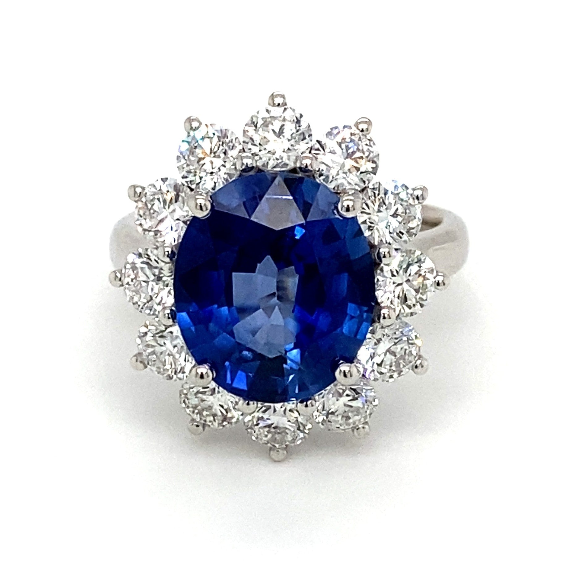 Oval Ceylon Sapphire Ring