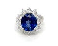 Oval Ceylon Sapphire Ring