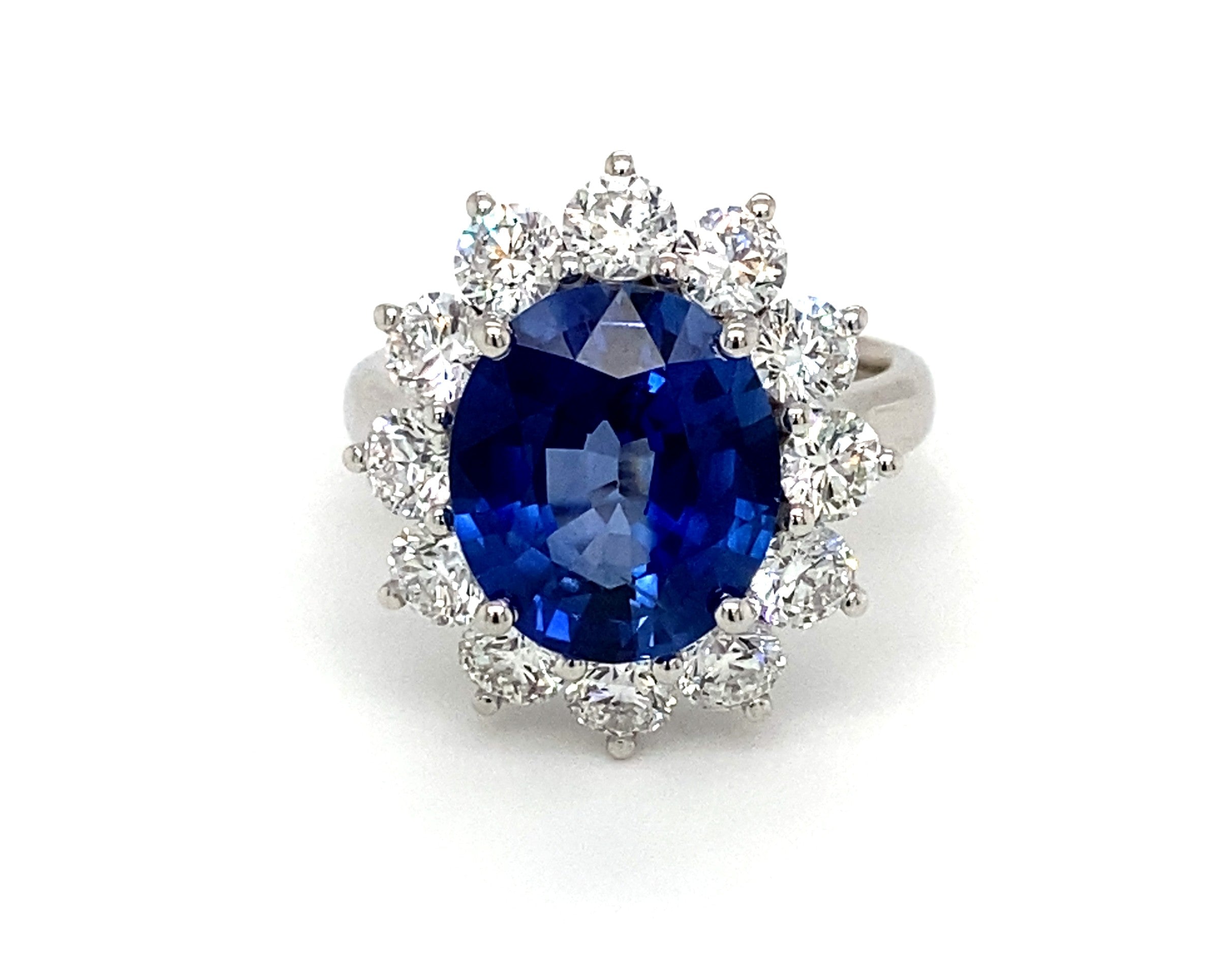 Oval Ceylon Sapphire Ring