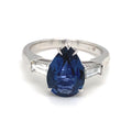 Pear Sapphire Sapphire Ring