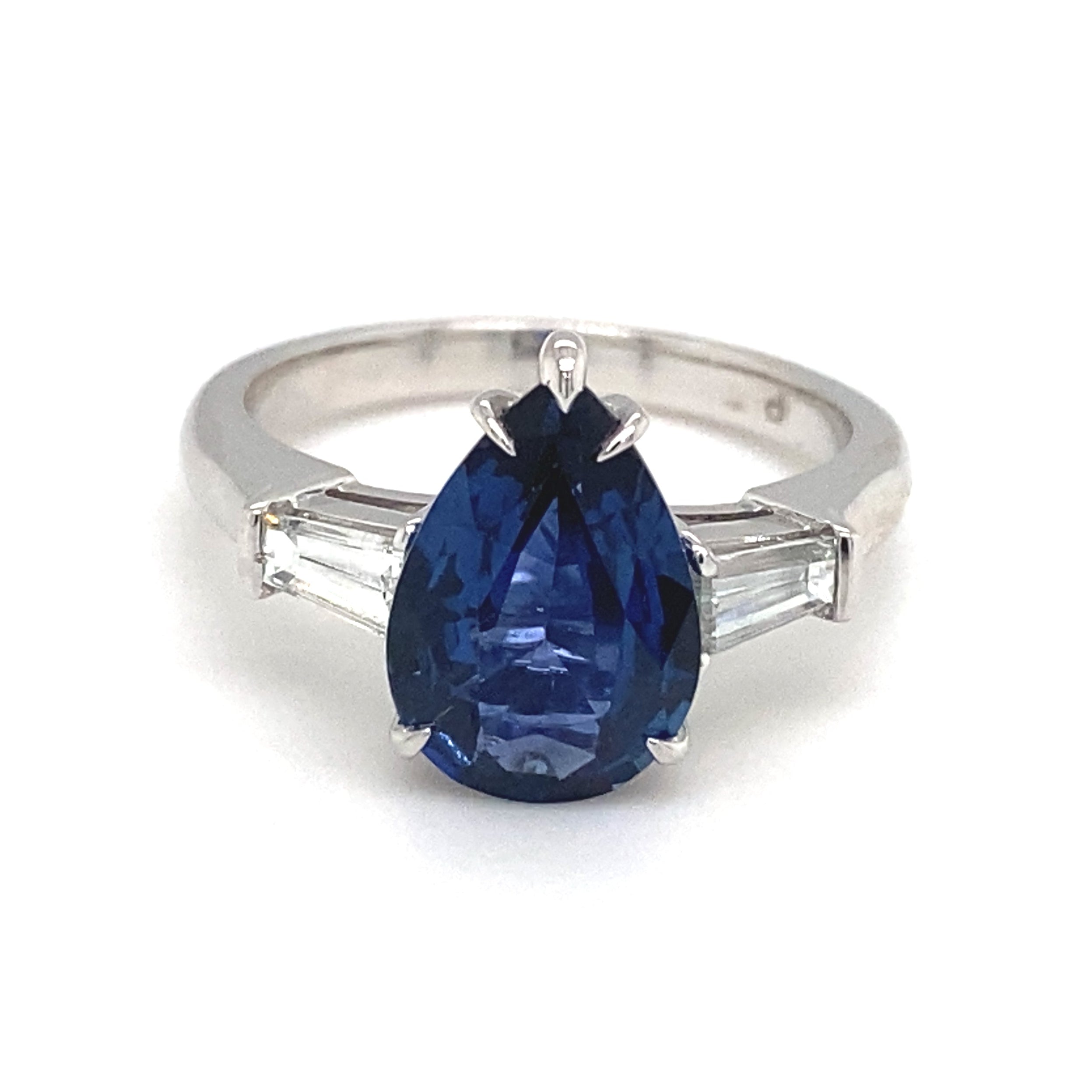 Pear Sapphire Sapphire Ring