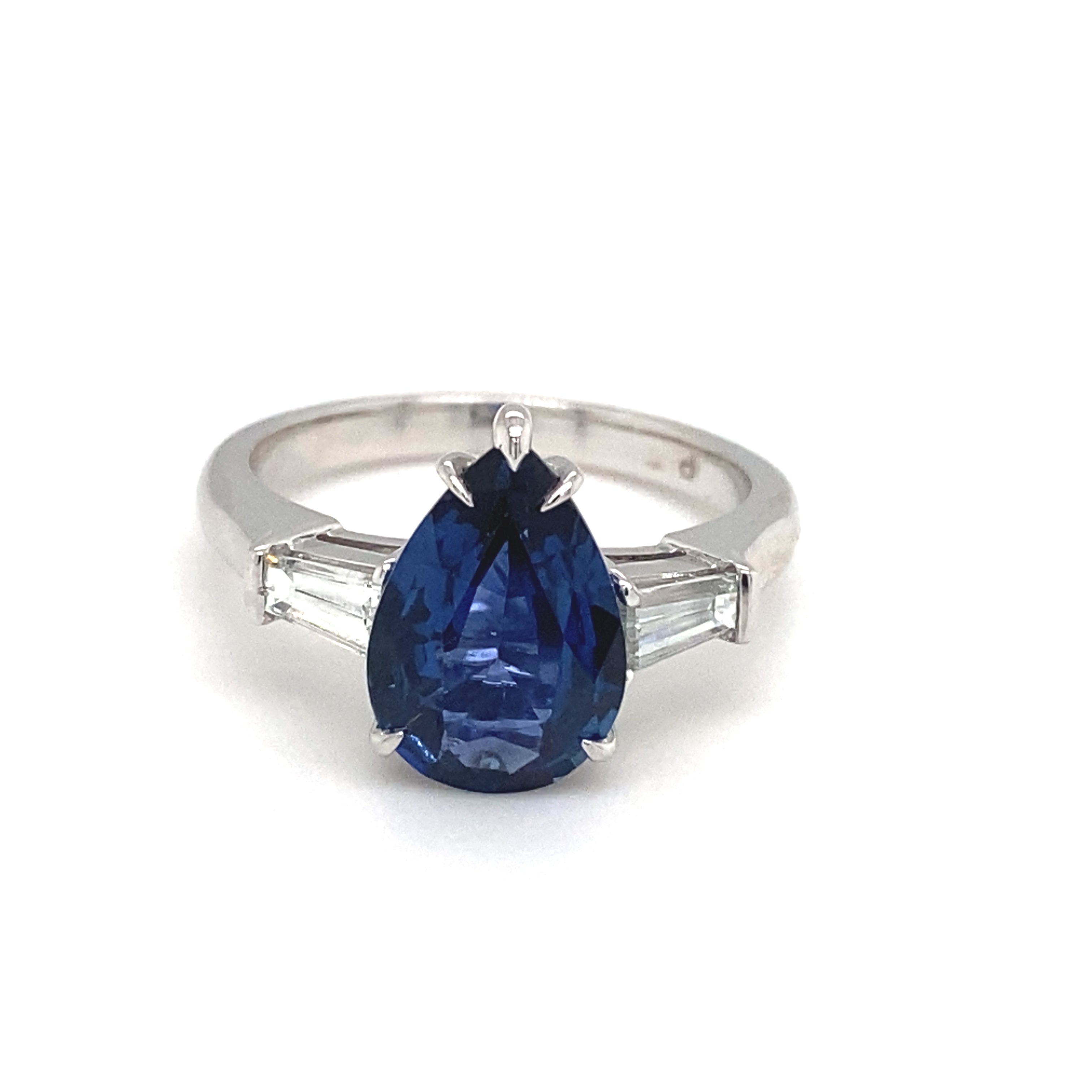 Pear Sapphire Sapphire Ring
