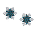 Star Snowflake Cluster Stud Earrings