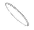 Oval and Baguette Diamond Bracelet