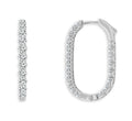 Squoval Hoop Earring