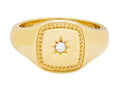 Cushion Signet Ring