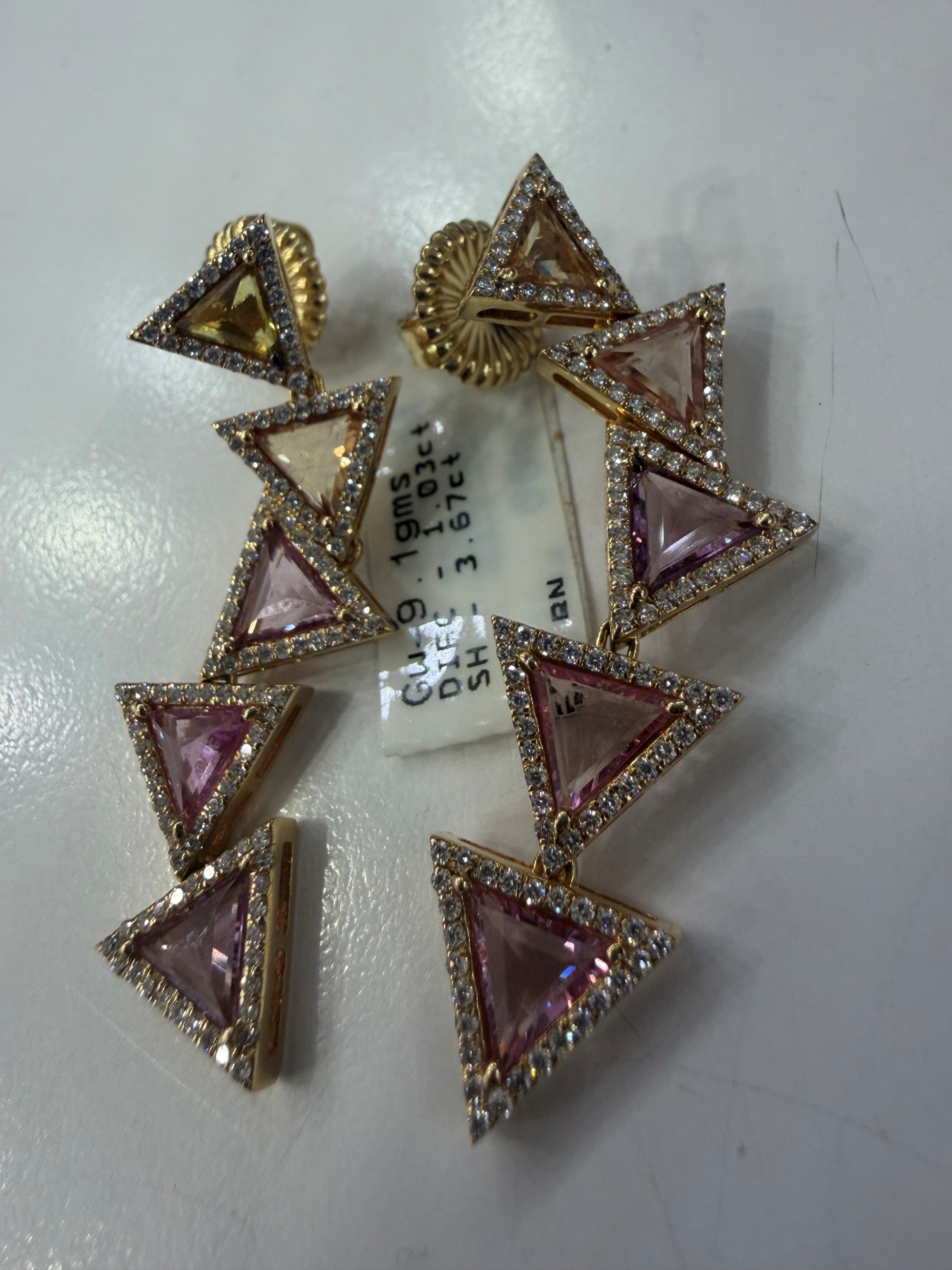 Earring Gold Designer