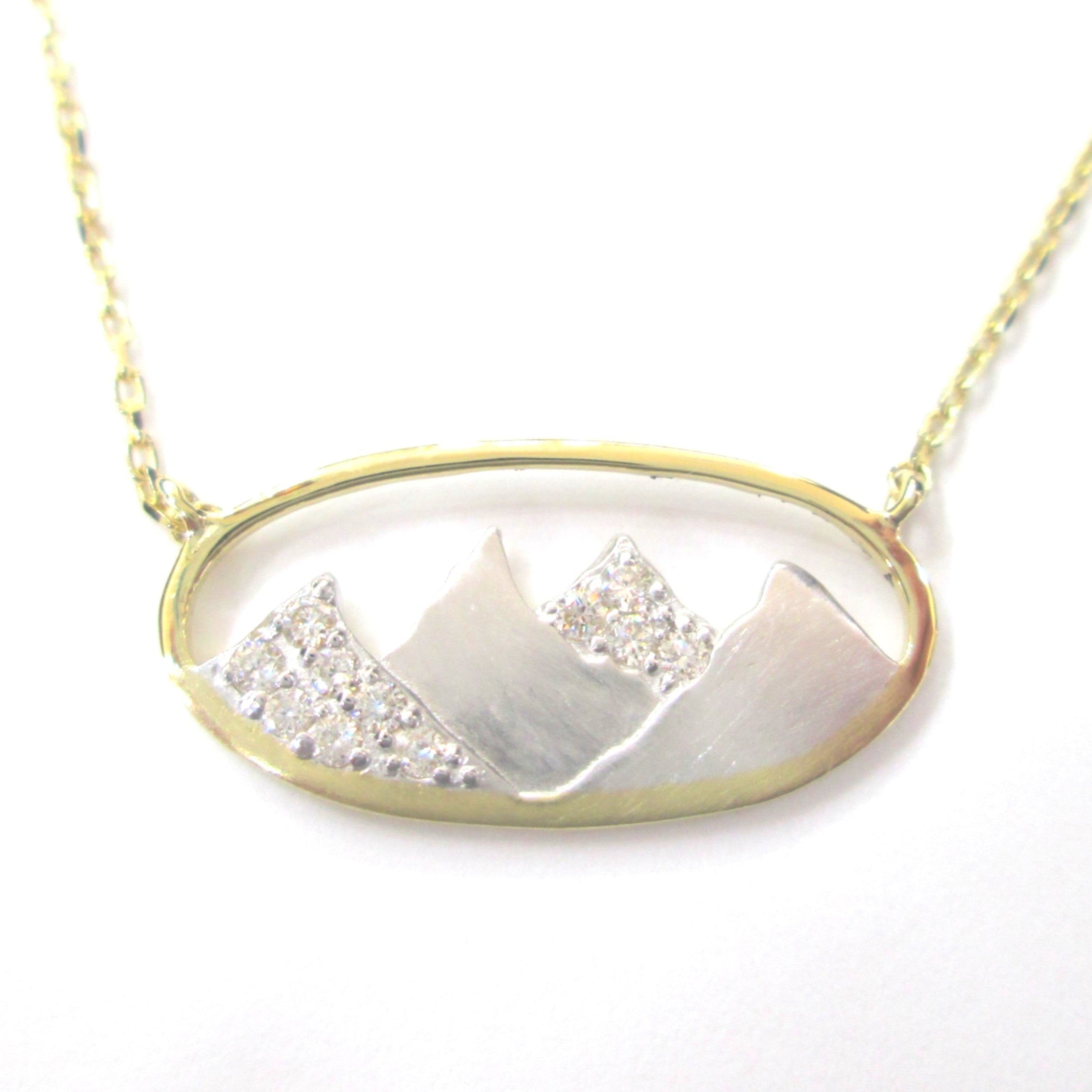 Oval Mountain Pendant