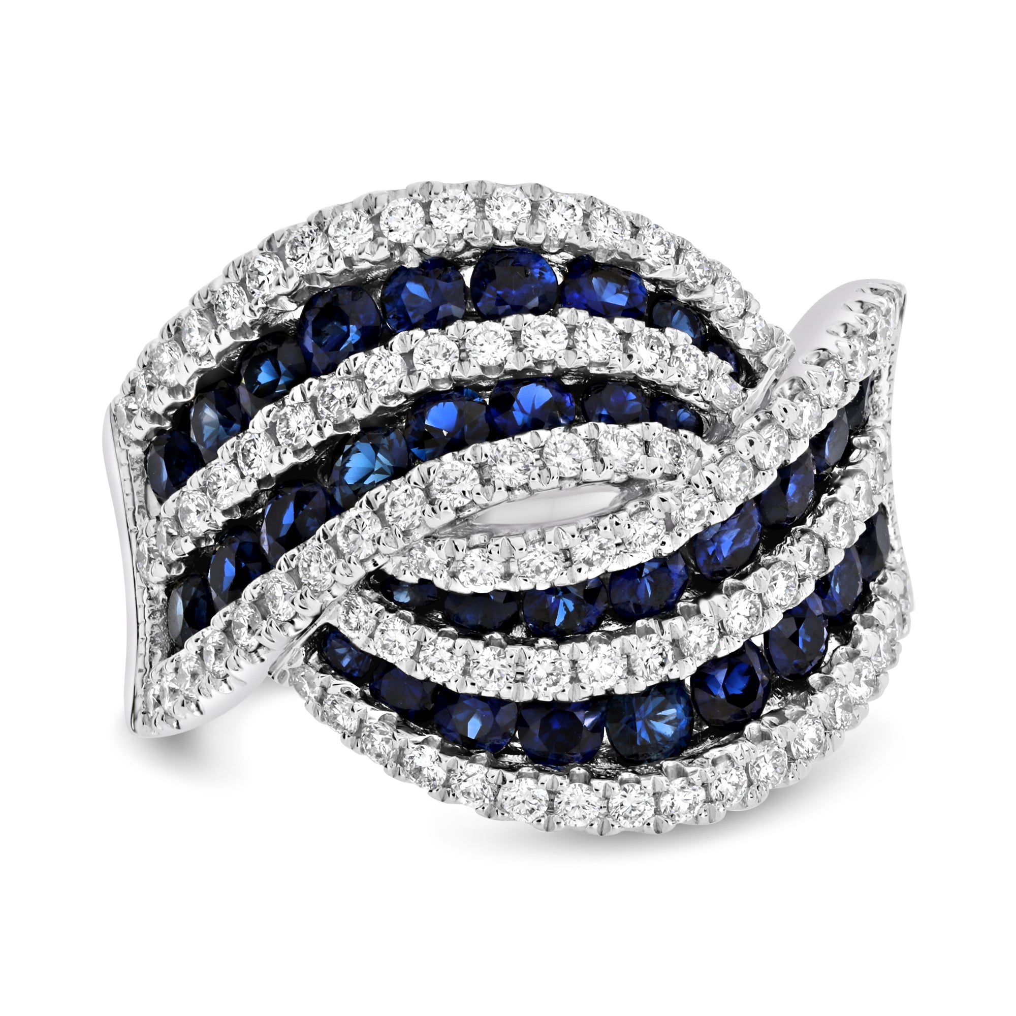 Sapphire and Diamond Band