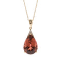 Pear Tourmaline Necklace