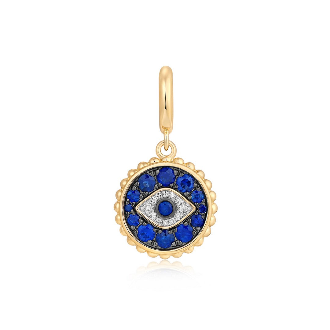 Evil Eye Medallion Pendant