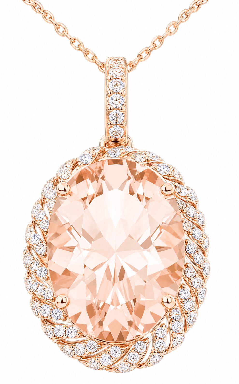 Morganite Classic Collection Necklace
