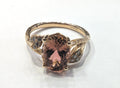 Oval Pink Tourmaline Ring