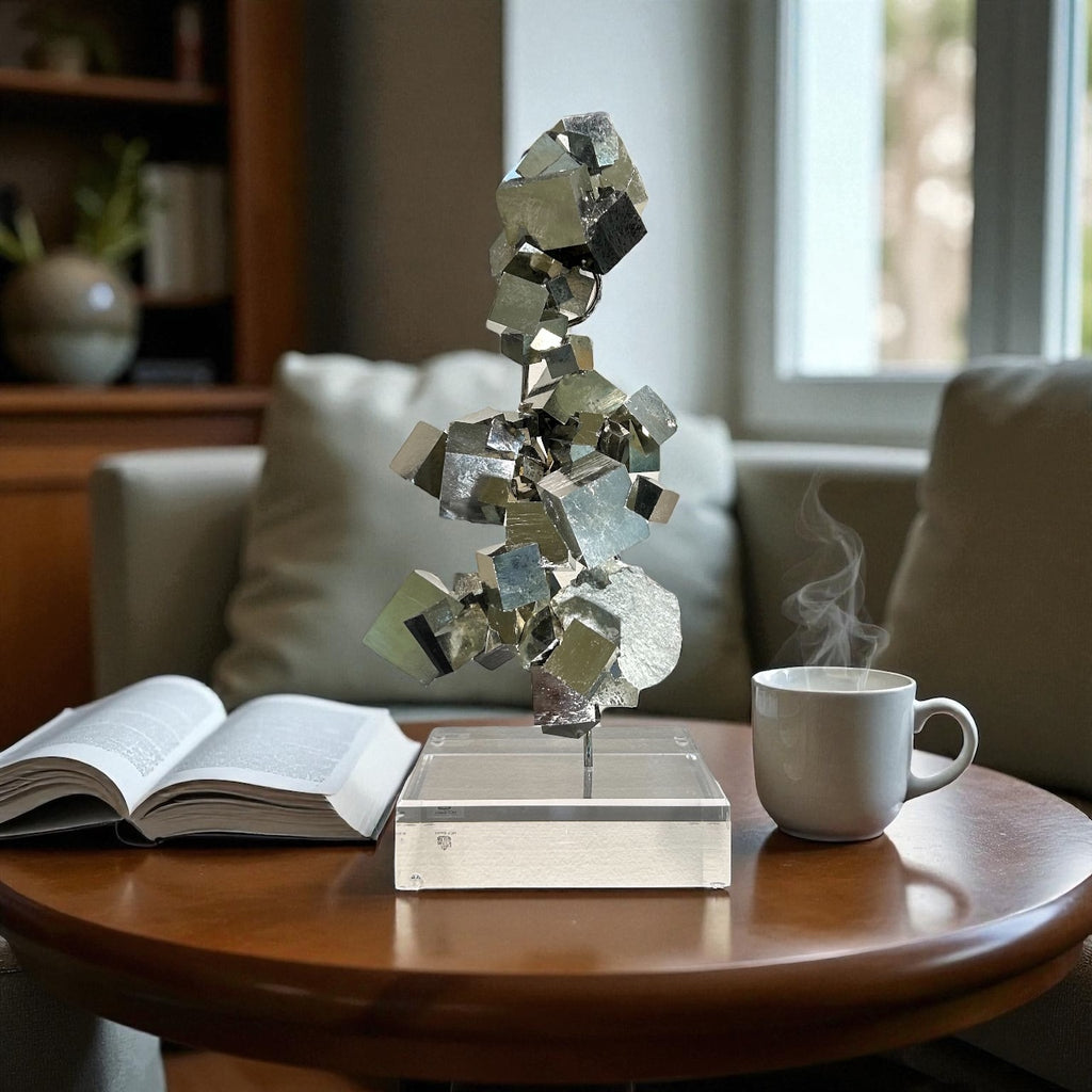 Pyrite Cube Clusters