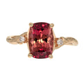 Square Cushion Tourmaline Ring