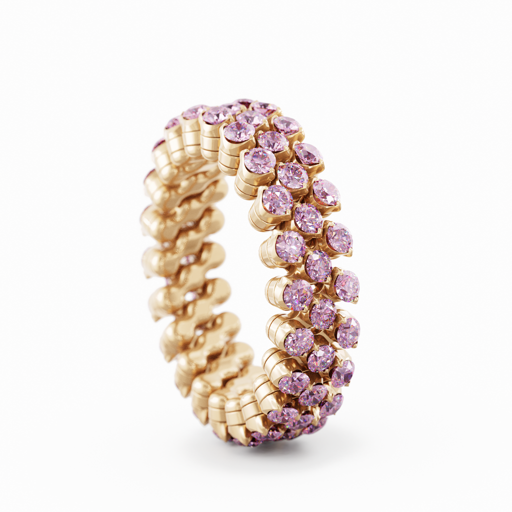 Pink Sapphire Multi-Size Ring