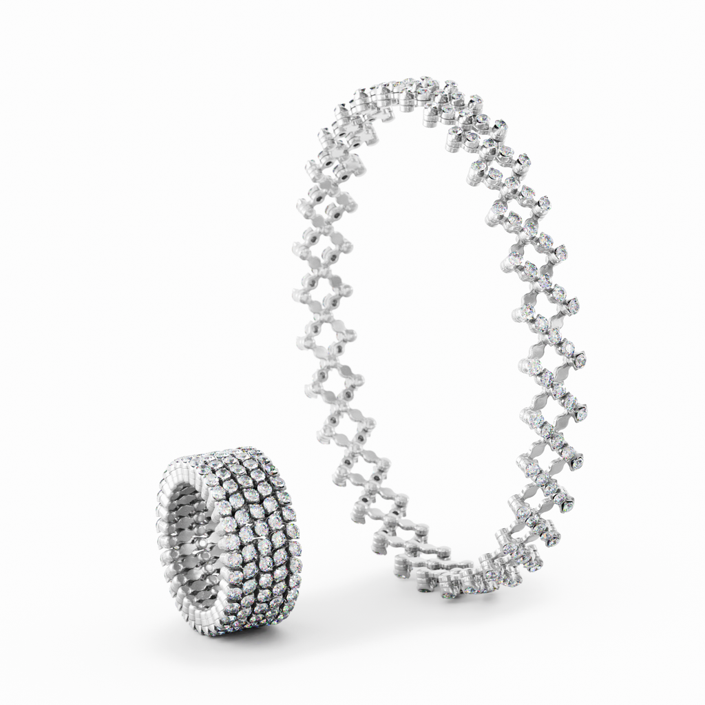 Diamond Ring Bracelet