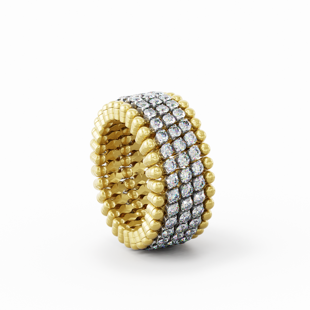 Diamond Ring Bracelet