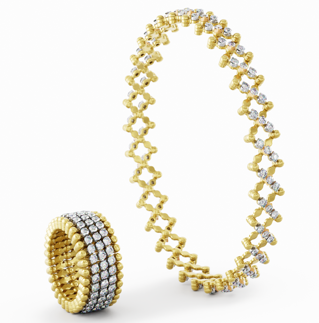 Diamond Ring Bracelet