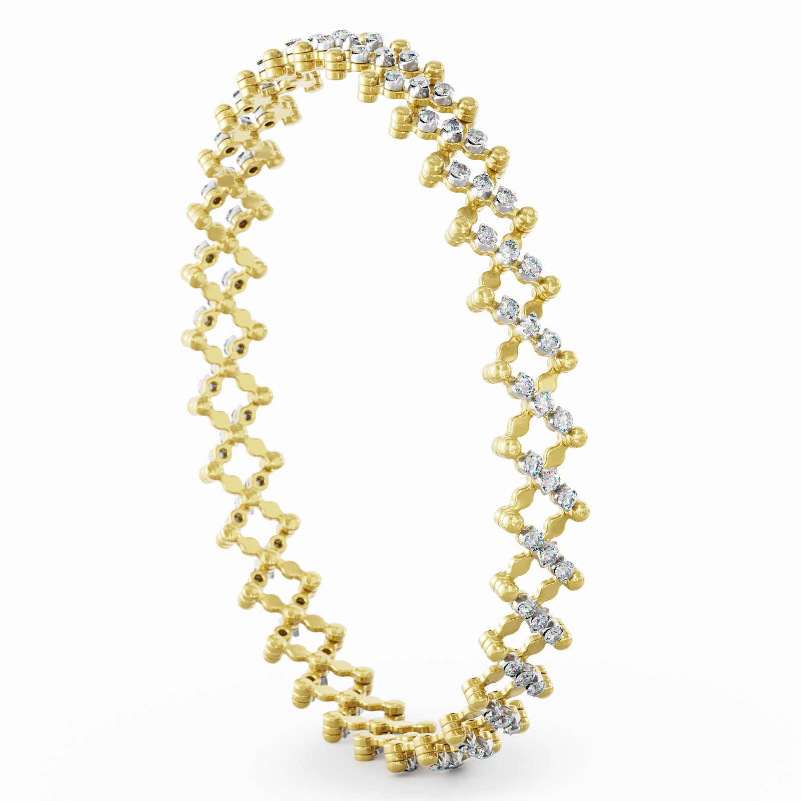 Diamond Ring Bracelet