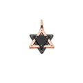 Carbon Star Of David Pendant
