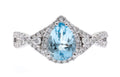 Pear Aqua Ring