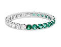 Emerald Diamond Eternity Ring