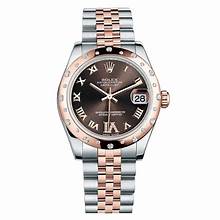 Rolex Roman Chocolate Datejust