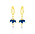 Marquise Sapphire Earrings